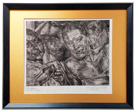 Ets van Belgische etser Jos Verdegem