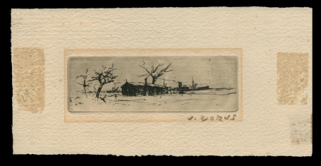 Kleine ets van de Belgische kunstenaar Jaak Gorus kopen