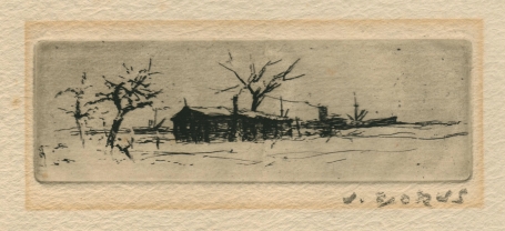 Ets van de Belgische graficus Jaak Gorus