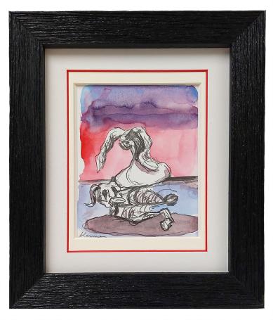 Een tekening van Marc Kennes