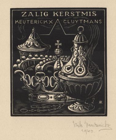 Een houtgravure van de kunstenaar  Rik Keuterickx kopen