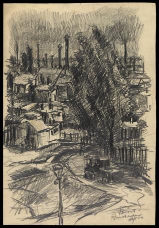 Tekening van Harmen Klaas Post kopen