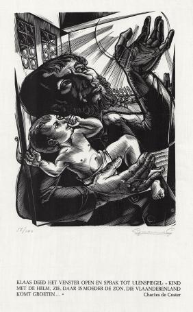 Belgische graficus Gerard Gaudean