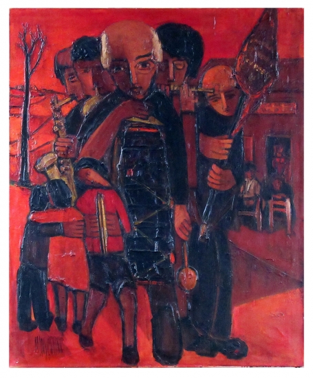 Schilderij van de Belgische schilder Louis Moeyersons