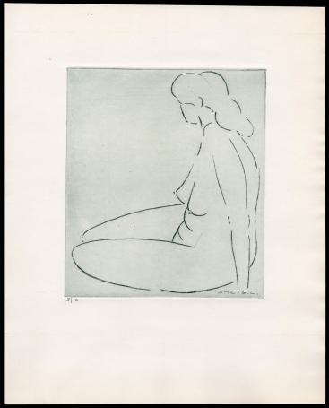 Een ets van de Belgische kunstenaar Léon Smets kopen