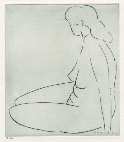 Een gesigneerde ets van Léon Smets kopen