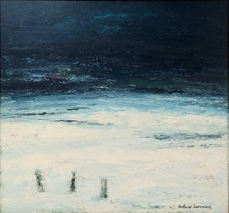 Schilderij van de Belgische kunstenaar Roland Laermans