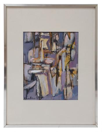 Belgische kunstschilder Constant Lambrecht