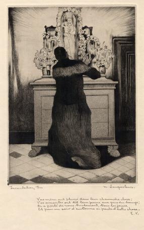 Ets van de Belgische kunstenaar M. Langaskens