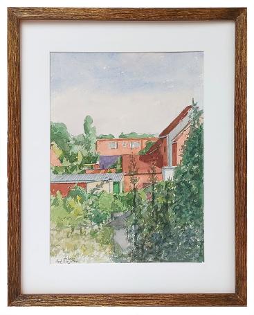 Aquarel van de Belgische kunstschilder Antoon Luyckx