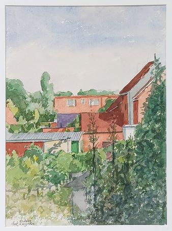 De Belgische kunstenaar A. Luyckx