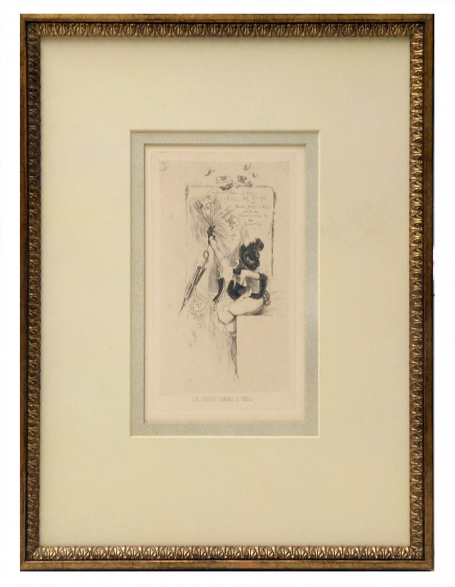 Félicien Rops met een heliogravure