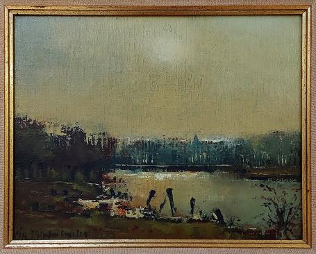 Schilderij van de Belgische kunstschilderes Lea Vanderstraeten