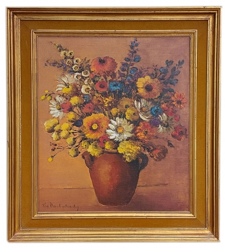 Bloemenschilderij van Lea Vanderstraeten