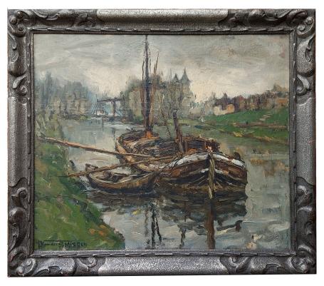 Schilderij van de Belgische kunstschilder Leo Vandersmissen