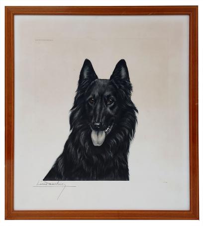 Litho van de Franse kunstenaar Léon Danchin