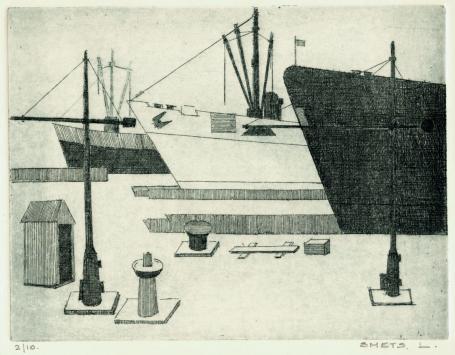 Grafisch kunstwerk kopen, boten in de dokken