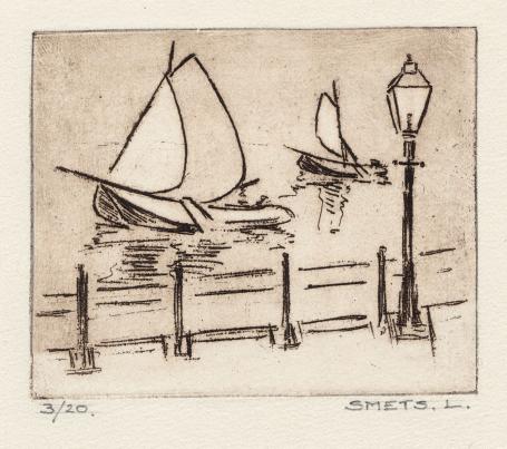 Grafisch kunstwerk van Léon Smets