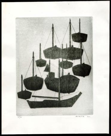 Ets van de Belgische graficus Léon Smets