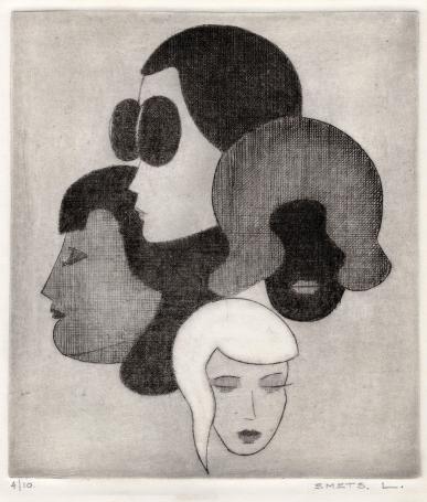 Grafisch kunstwerk van L. Smets