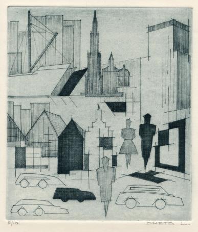 Grafisch kunstwerk van L. Smets kopen
