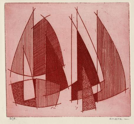 Abstract kunstwerk online kopen van L. Smets