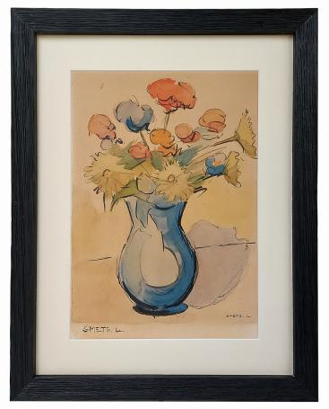 Aquarel van Léon Smets