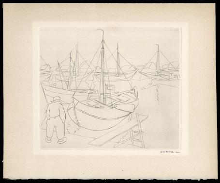 Burijngravure van Léon Smets