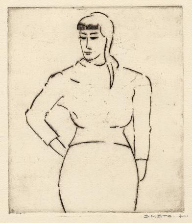 Een gravure van Léon Smets kopen