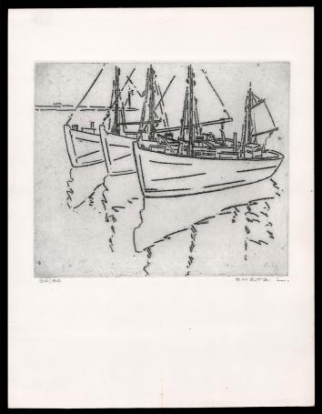 Ets van de Belgische kunstenaar Léon Smets kopen