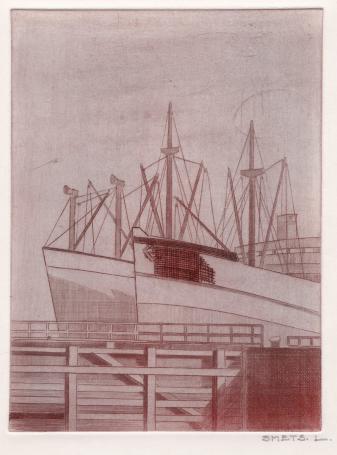 Grafisch kunstwerk van L. Smets
