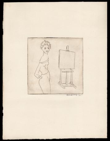 Ets van de kunstenaar Léon Smets 