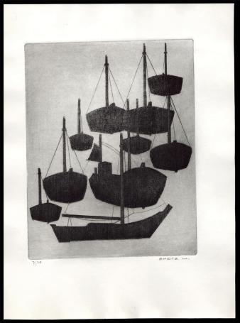 Ets van de Belgische graficus Léon Smets