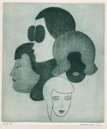 Grafisch kunstwerk van L. Smets