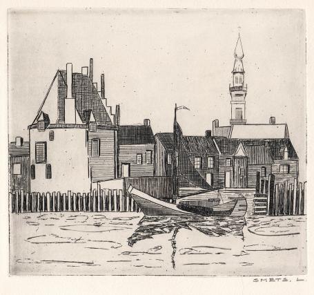 Grafisch kunstwerk van L. Smets
