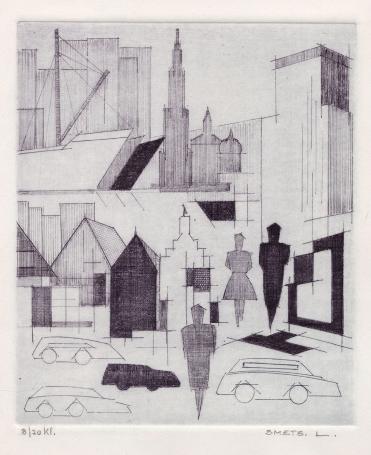 Grafisch kunstwerk van L. Smets kopen