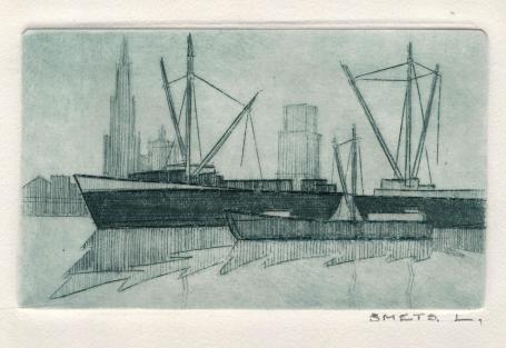 Een ets van Léon Smets aankopen