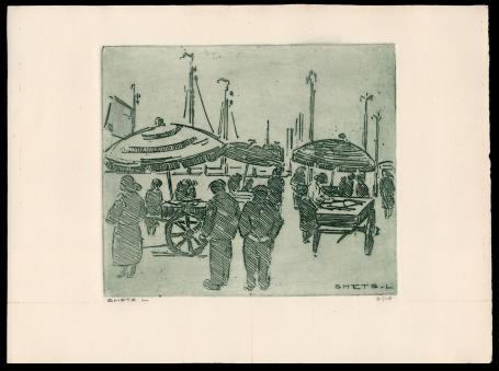 Ets van de Belgische etser Léon Smets