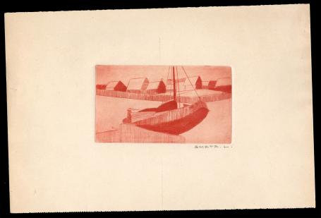 Boten geëtst Mechelse kunstenaar Léon Smets