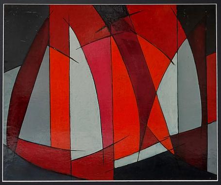 Schilderij op karton van Léon Smets aankopen