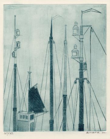 Grafisch kunstwerk van L. Smets