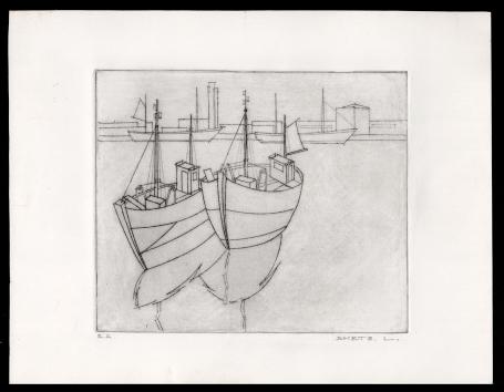 Kunstwerkje van de Belgische graficus Léon Smets
