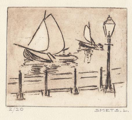 Grafisch kunstwerk van Léon Smets
