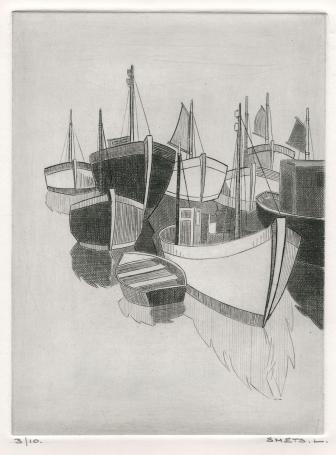 Grafisch kunstwerk van L. Smets