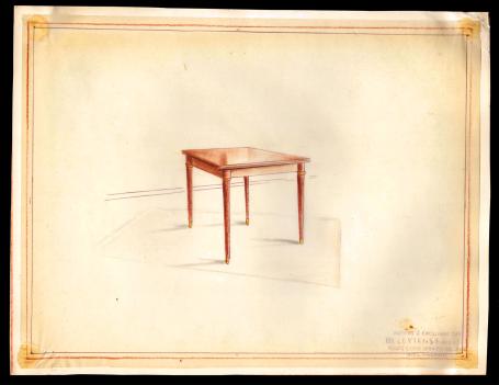 tafel in de Lodewijk XVI-stijl (Neoklassicisme )