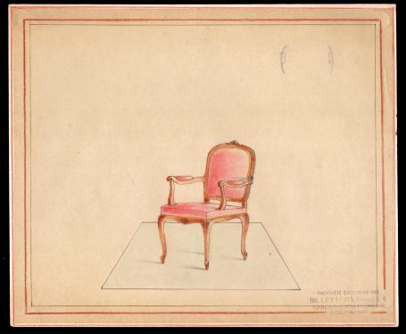 Meubelontwerp Rococo van Leytens Frères