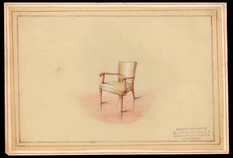 neoclassicistische salonstoel in Lodewijk XVI-stijl