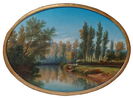 19de eeuwse schilderij van Charles Ligny