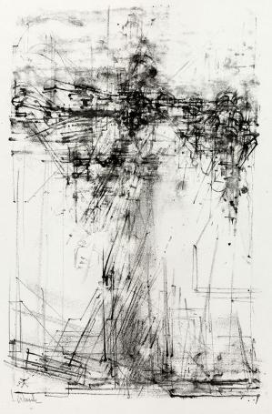 Lithografie uit 1979 van Jules Lismonde