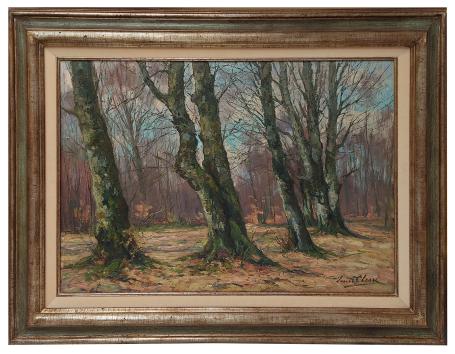 Schilderij van de Belgische kunstenaar Louis Clesse